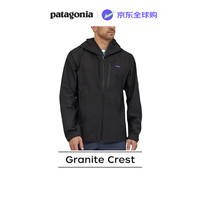 Patagonia Granite Crest男士户外防水连帽夹克外套85415黑色XL