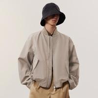 CROQUIS/速写 春秋短款棒球领长袖休闲夹克