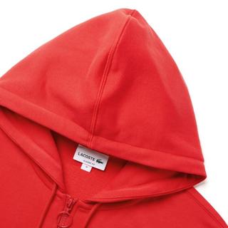 Lacoste 法国鳄鱼男女同款纯棉连帽卫衣运动休闲趣味卡通图案拉链开衫外套