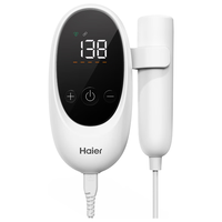 海尔（Haier）胎心仪家用胎心监测仪医用多普勒胎心监护仪听胎心胎儿胎动监测听胎音 【可充电便携款T202F】信号引导快速定位