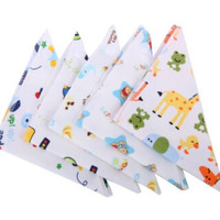 久爱久 15061 婴儿口水巾三角巾 5条装