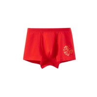 米乐鱼 儿童本命年红色内裤新年马年12岁男女中大童纯棉平角短裤