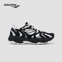 saucony 官方AZURA RE男女运动休闲舒适百搭轻便透气休闲鞋马年限定 黑白5