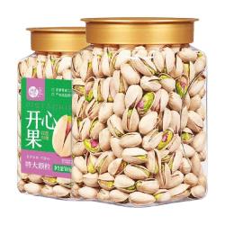 每果时光 包邮每果时光特大开心果 轻盐焗原色无漂每日坚果108g*2
