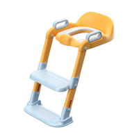 世纪宝贝 儿童马桶辅助器 宝宝小马桶坐便圈扶手架座便器 PU软坐垫 139天蓝59