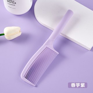 梳子女士长发高颜值家用便携女孩儿童直发梳头顺发马尾梳 香芋紫-单只装