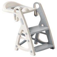 世纪宝贝（babyhood）儿童马桶辅助器 加大宝宝坐便圈阶梯架座便器 多功能可拆分