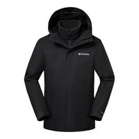 Columbia哥伦比亚冲锋衣男抓绒三合一24秋冬防水防寒保暖外套 WE4714 010 010（新） S