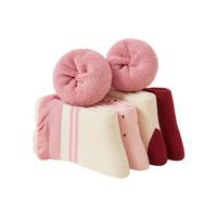 儿童冬季袜子红色新年加厚加绒冬款毛圈袜女童秋冬纯棉女宝宝童袜