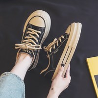 人本 女鞋 芒果头帆布鞋 S602319300735