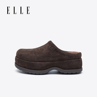 ELLE 勃肯鞋 女士厚底增高半拖鞋 EX254EM005
