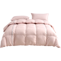 多喜爱轻音磨绒90%白鸭绒羽绒被子冬季被子雾粉约4.5斤1.8米床229*230cm