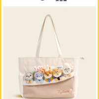 蜂蜜罐 迪士尼potdemiel蜂蜜罐疯城玩偶毛绒单肩包托特大容量旅新年礼物