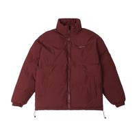 完型冬季棉服男女士wearx极地保暖蓄温不脏款立领外套面包服 酒红色 XL