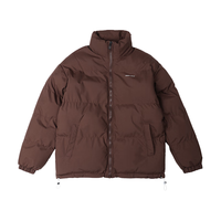 完型冬季棉服男女士wearx极地保暖蓄温不脏款立领外套面包服 咖啡色 M