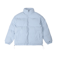 完型冬季棉服男女士wearx极地保暖蓄温不脏款立领外套面包服 浅蓝色 2XL