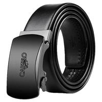 卡帝乐鳄鱼皮带男2025纯牛皮自动扣休闲真皮中青年商务腰带潮