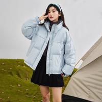 雪中飞 加厚舒适简约时尚女款韩版长款大被子羽绒服秋冬女士
