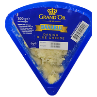 GRAND'OR格兰特奶酪 蓝纹干酪100g 丹麦 蓝波芝士 即食涂抹 蓝纹奶酪 100g*1袋