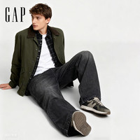 Gap 男装2025秋季多口袋巴恩风翻领宽松夹克外套美版799350 S 美码 M亚洲码175/92A