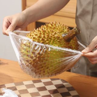 一次性保鲜膜套食品级家用保鲜袋PE材质密封罩带松紧口浴帽式