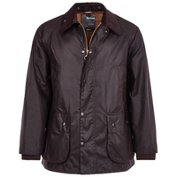 Barbour Bedale纯色拉链系扣翻领油蜡男夹克 MWX0018RU52铁锈色 Bedale油蜡夹克铁锈色