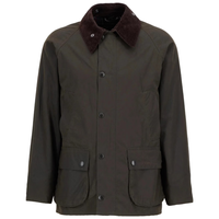 Barbour Bedale翻领单排扣拉链油蜡男夹克外套MWX0010OL71橄榄色