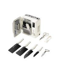 OOU! 大白熊消毒刀架套装8件 消毒烘干免沥 德国钢材