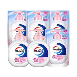 威露士 健康抑菌洗手液250ml*2瓶+补充装4袋 ，2瓶4袋