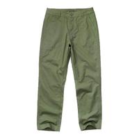 AK男装夏季复古经典宽松棉质斜纹直筒长裤工装裤卡特裤男