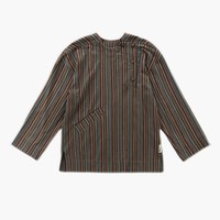 【全棉磨毛家居服】JNBYHOME江南布衣秋冬纯棉睡衣复古细条纹