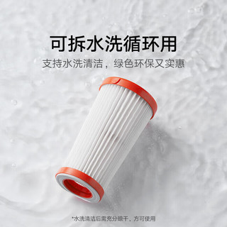 米家 MIJIA（MI）米家除螨仪升级吸力双尘杯智能尘螨感应 LED紫外线除菌家用床上除螨机去螨 米家除螨仪2pro滤芯(两只装)
