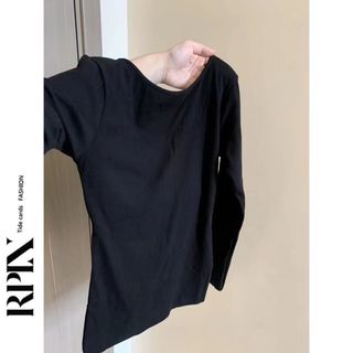 RPIN百搭打底内搭洋气小衫磨毛保暖长袖T恤带胸垫秋冬新加厚方领