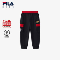 斐乐【花赞新年】斐乐儿童长裤2025年春季新款运动裤小童新年裤子 传奇蓝-NV