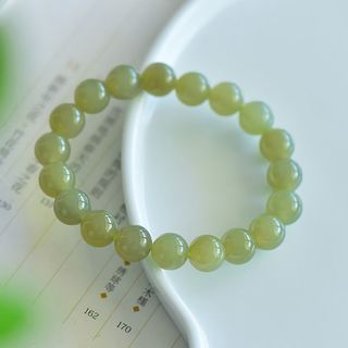 老庙和田玉青海料高货优雅转运手串马年赠礼盒