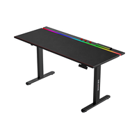  Loctek/乐歌 电动升降桌+全桌面磁吸桌垫+游戏椅  G3氛围灯款+Y3电竞椅