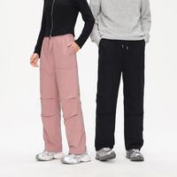 雪中飞 【同款】长裤男女宽松保暖显瘦羽绒裤日常通勤上班简约羽绒裤