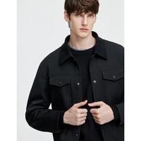 GIOVANNI VALENTINO 25年秋冬新款复古巴恩风通勤外套高级感男士夹克