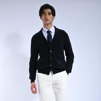 LUKA DILONG 【柔软保暖】秋冬纽扣V领百搭保暖毛衣男士针织衫羊毛衫