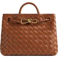 BOTTEGA VENETA 女士ANDIAMO小号手提包bv包 干邑色 均码