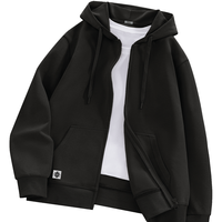 雪中飞 外套女2026春装宽松大码连帽衫含口袋拉链开衫卫衣上衣女