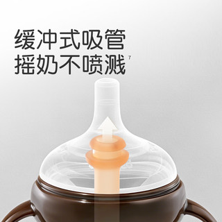 thyseed/世喜 PPSU吸管奶瓶 300ml 带重力球手柄