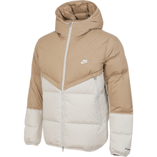 耐克（NIKE）官方WINDRUNNER风行者系列男防风拒水羽绒服夹克DV1132 247卡其/浅骨色/帆白 XL