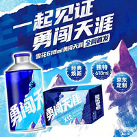 移动端、京东百亿补贴：雪花 啤酒勇闯天涯新品清爽口感618ml*12罐整箱