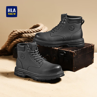 海澜之家 鞋靴严选！复古高帮休闲工装沙漠靴