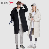 红蜻蜓 女士羽绒服 冬季新款双轨巡航保暖面包长款