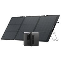 正浩【轻小1度电+160W太阳能板套装】大容量快充户外移动电源220V大功率家庭储能露营德3 1000Air