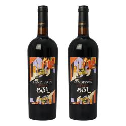 勆迪 智利原瓶进口 干红葡萄酒750ml 双支