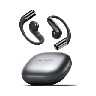 UPROMIX 2026新款 骨传导挂耳式蓝牙耳机 超长续航丨舒适稳固不挑耳 墨钛黑