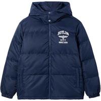 BOY LONDON BOYLONDON冬学院风保暖藏青色短款羽绒服N28015
